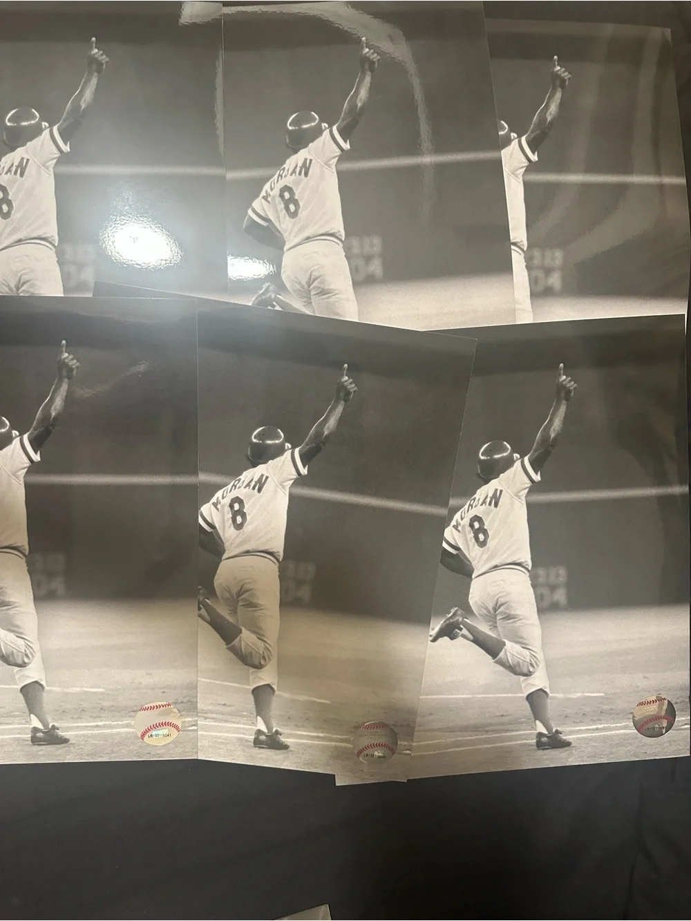 Joe Morgan lot of 6 Reds 8x10 big red machine Baseball Wall Art Prints